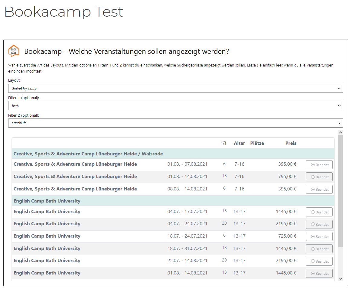 screenshot wordpress camps preview